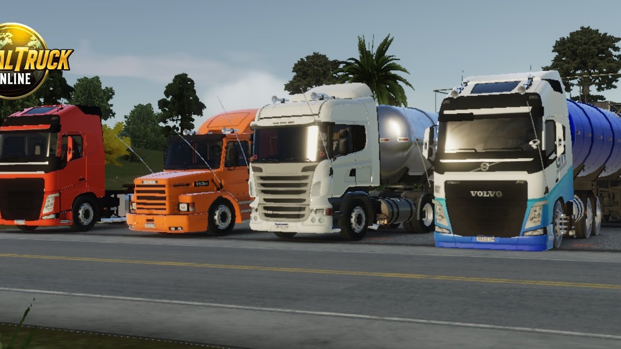 Comboio no global truck online com a galera 🚚🚚🚚🚚