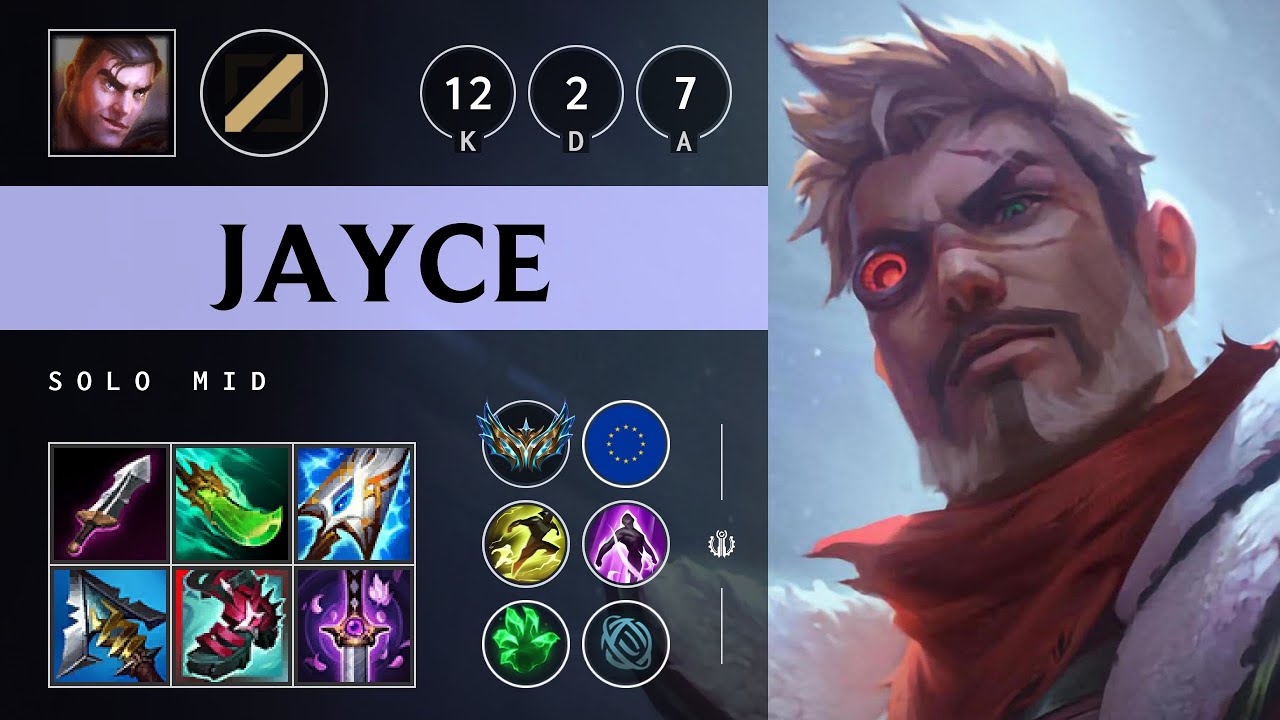 Jayce Mid vs LeBlanc: Dominating - EUW Challenger Patch 25.S1.1