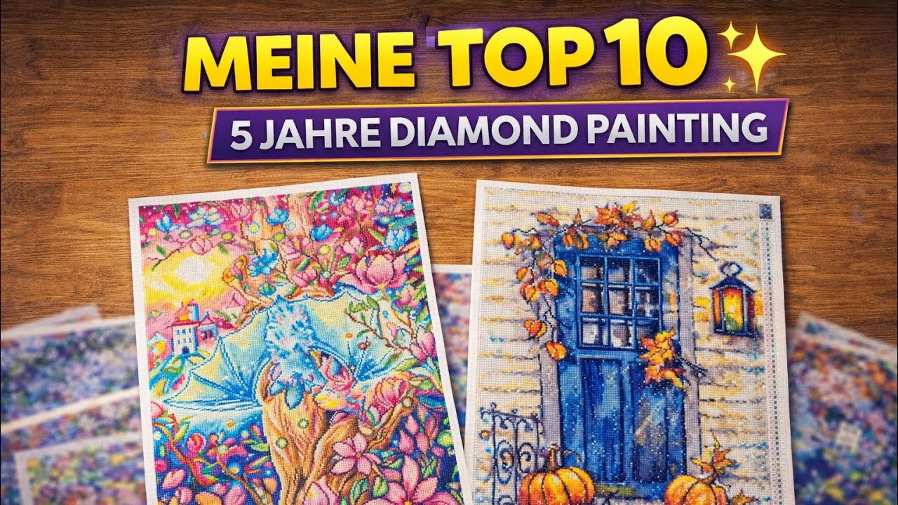 Meine 10 Highlights | 100 fertige Bilder 💎 | 5 Jahre Diamond Painting