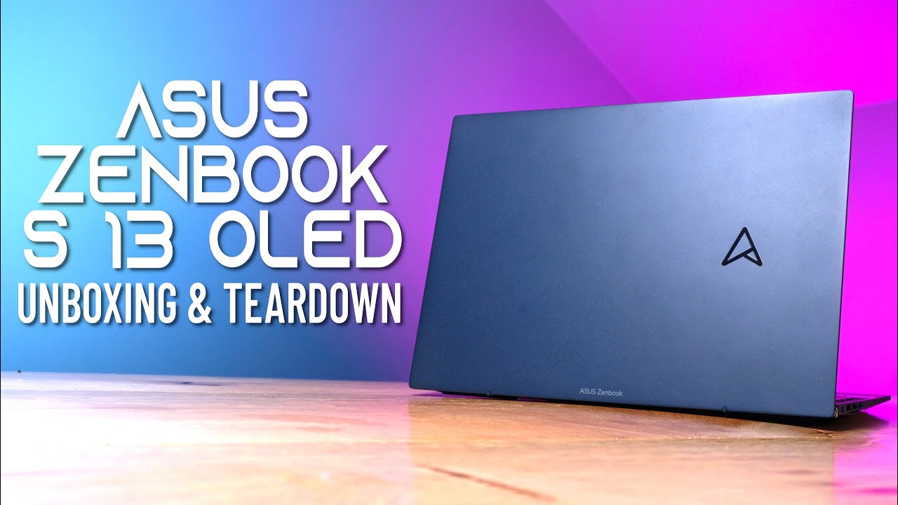 Asus ZenBook S 13 OLED // Распаковка