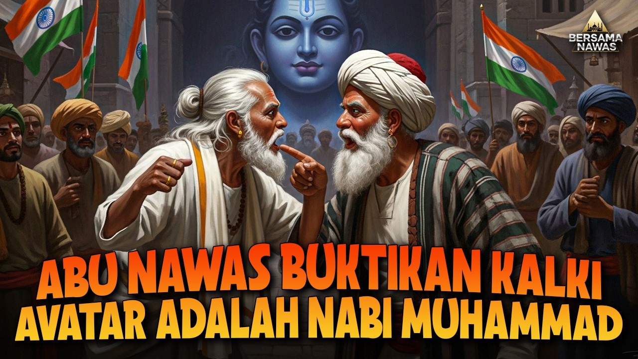 ABU NAWAS BUKTIKAN KALKI AVATAR HINDU ADALAH NABI MUHAMMAD - CERITA LUCU PENGANTAR TIDUR