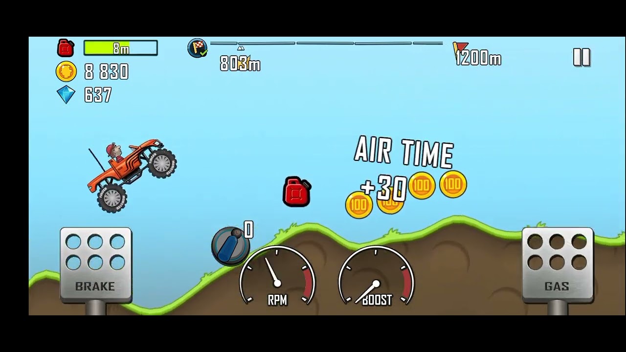 Hill climb Racing new Record new car😱🚗