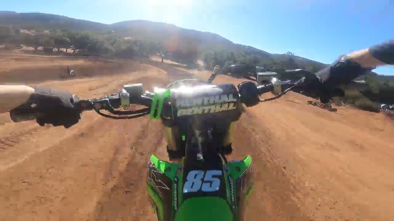 Barona oaks mx - First time at barona mx, chasing fast 85cc. November 2025