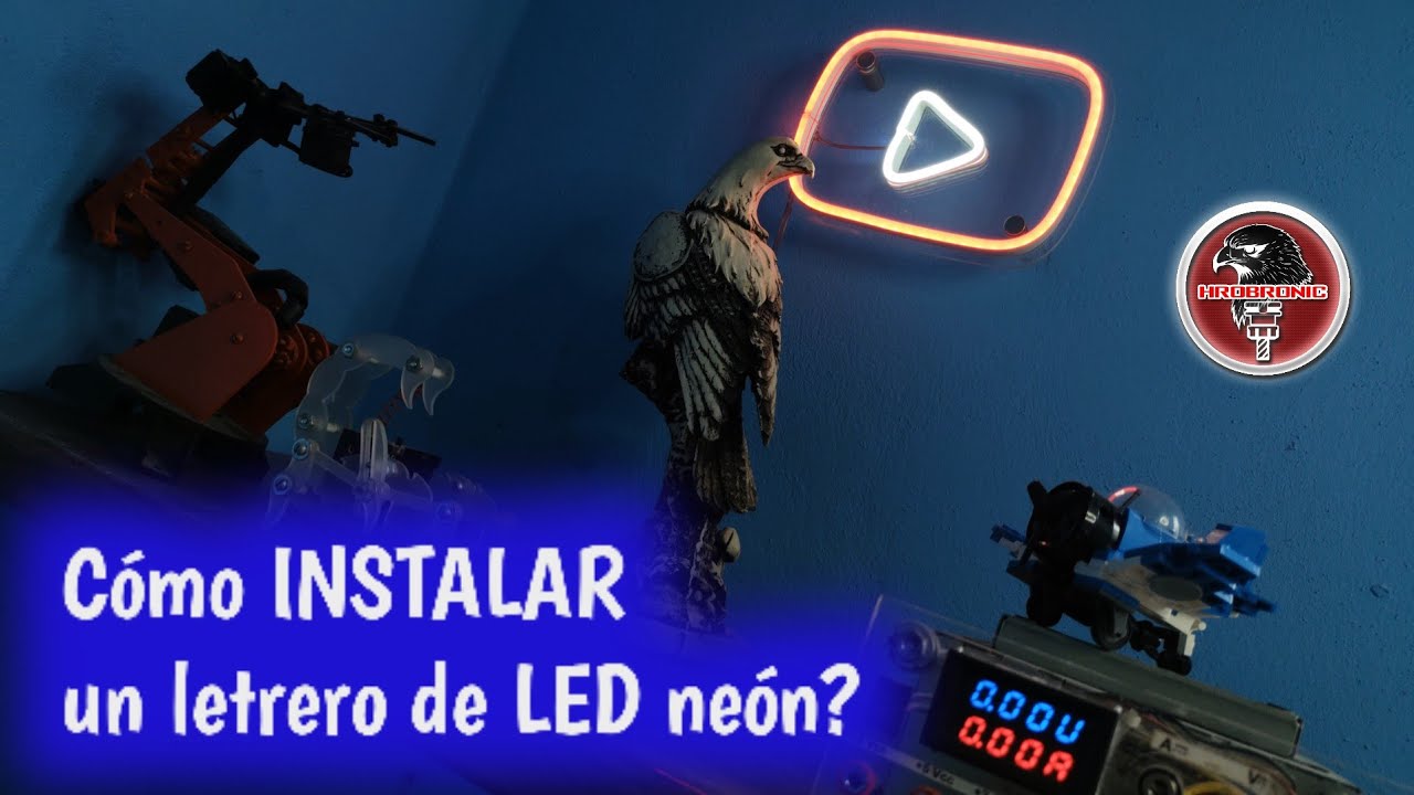 Cómo instalar un letrero de LED neón Flex?