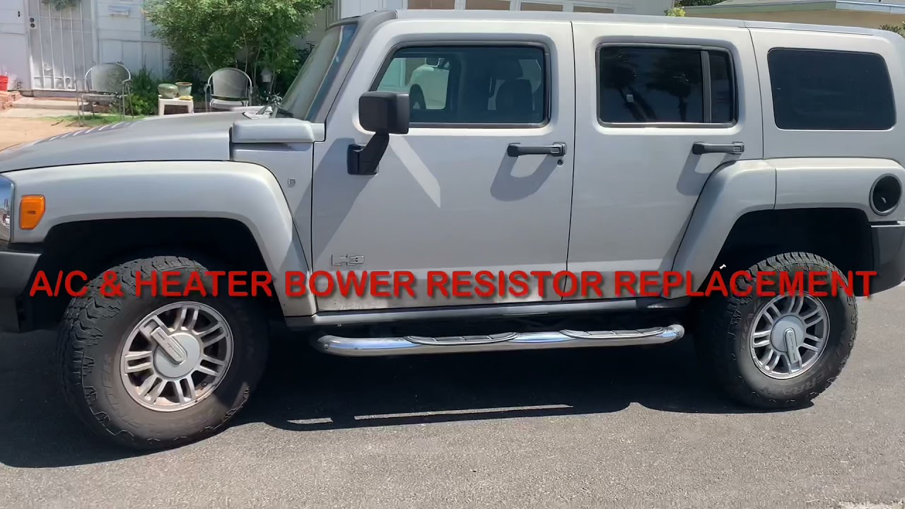 Hummer H3 A/C & Heater Blower Resistor Replacement