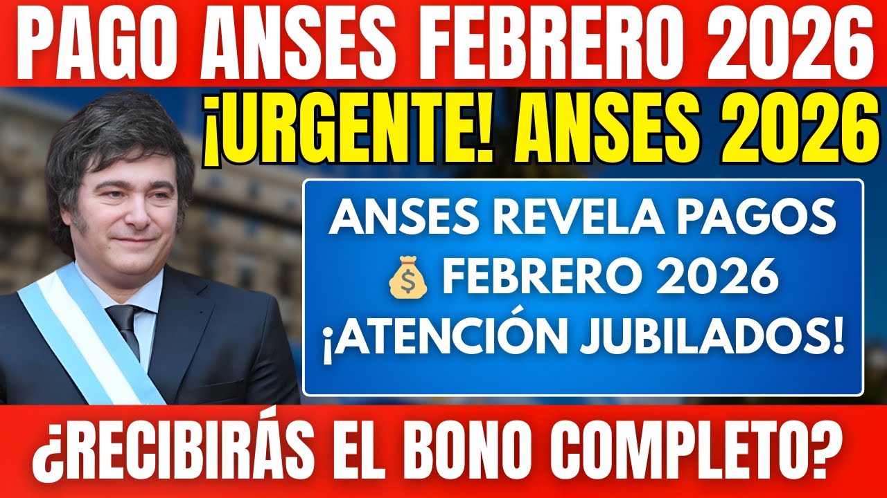 💰 AUMENTOS DE JUBILACIONES, PENSIONES Y AUH 2026! 📈 Todo lo que Debes Saber en Febrero!
