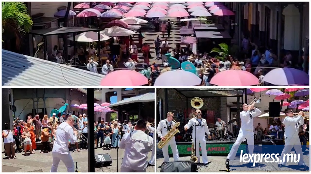 La U.S. Navy Band en concert au Caudan Waterfront dans le cadre d&rsquo;un exercice maritime multinational