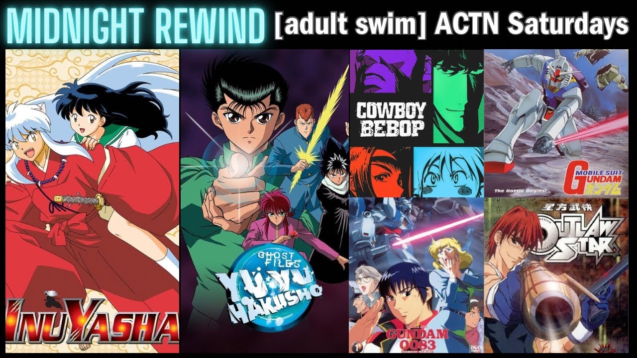 Midnight Rewind | Adult Swim ACTN Saturday 8.31.2002 Broadcast (Inuyasha Premiere) (check desc)