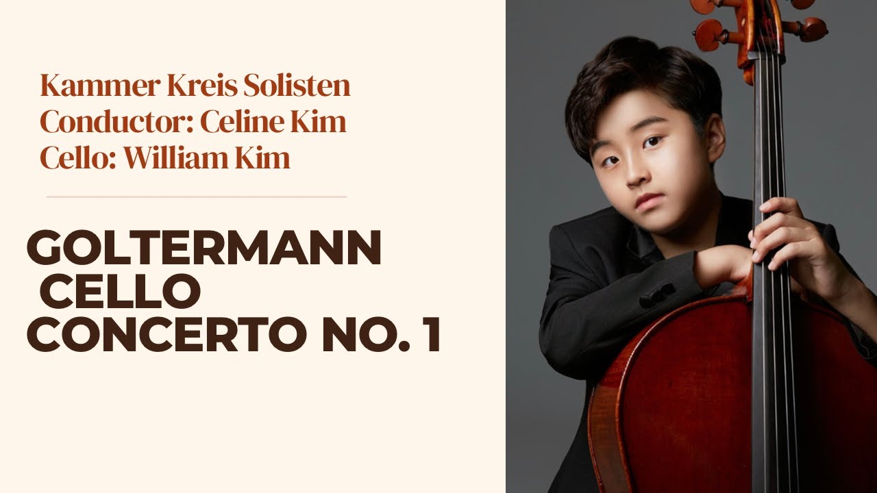 [Live] G. Goltermann Cello Concerto No. 1 in A minor William Kim Cello (11 yrs) #파가니니악기