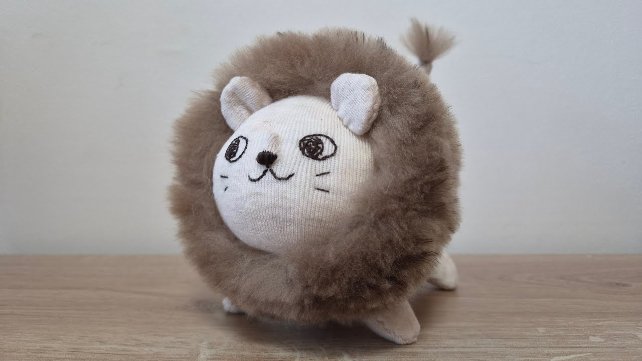 양말 사자 만들기|Handmade Sock Lion Doll