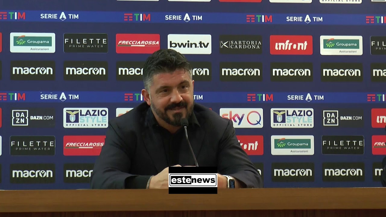 Lazio-Napoli 1-0, la conferenza di Gattuso