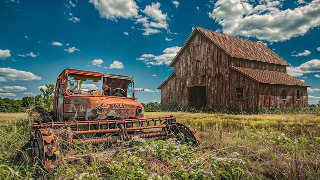 Заброшенная ферма, найденная там, где каждый трактор ржавый | Farming Simulator