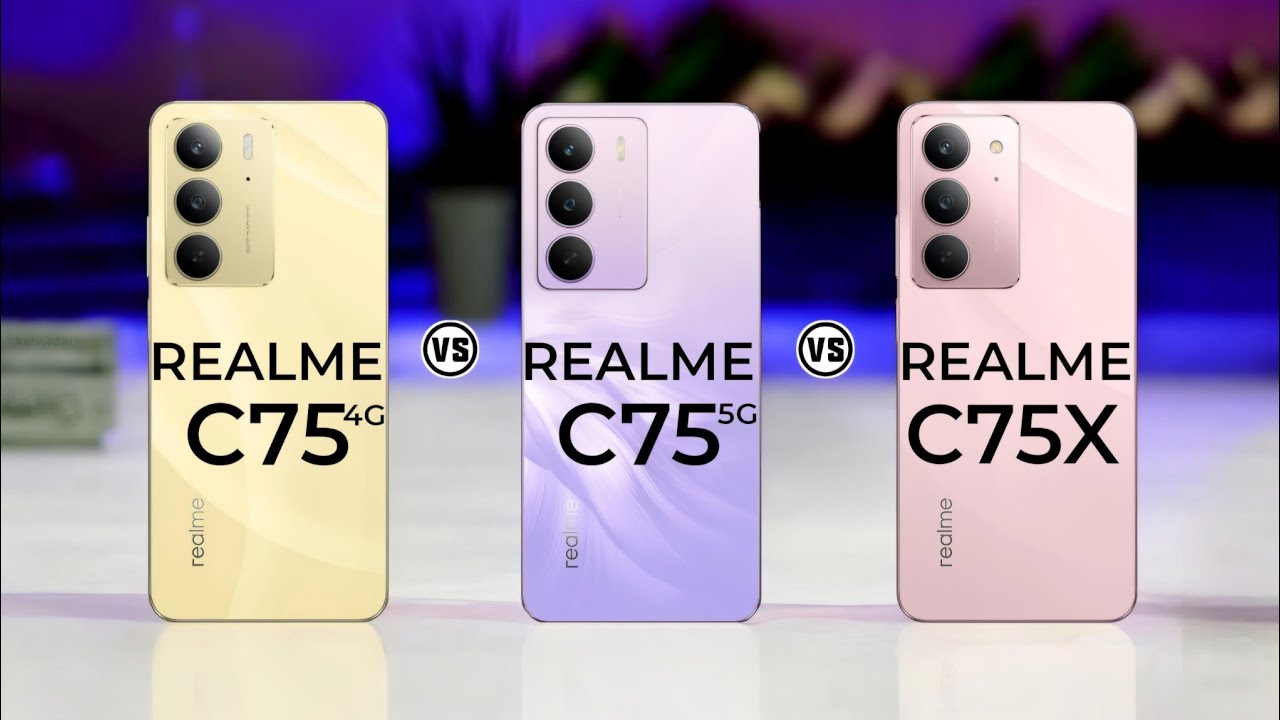 Realme C75 4G Vs Realme C75 5G Vs Realme C75X   #Trakontech