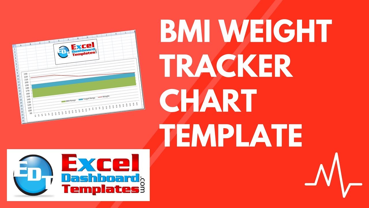 BMI Weight Tracker Chart Excel Template Free Download Tutorial