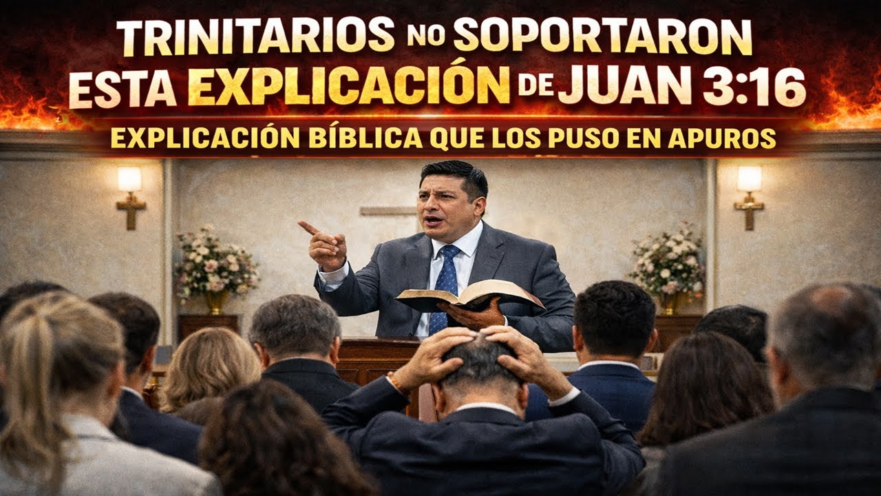 TRINITARIOS NO SOPORTARON ESTA EXPLICACION DE JUAN 3:16- EXPLICACIÓN BÍBLICA QUE LOS PUSO EN APUROS