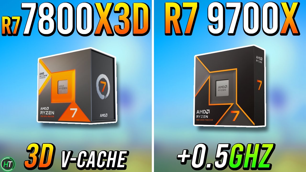 Ryzen 7 7800X3D против Ryzen 7 9700X — X3D всегда лучше?