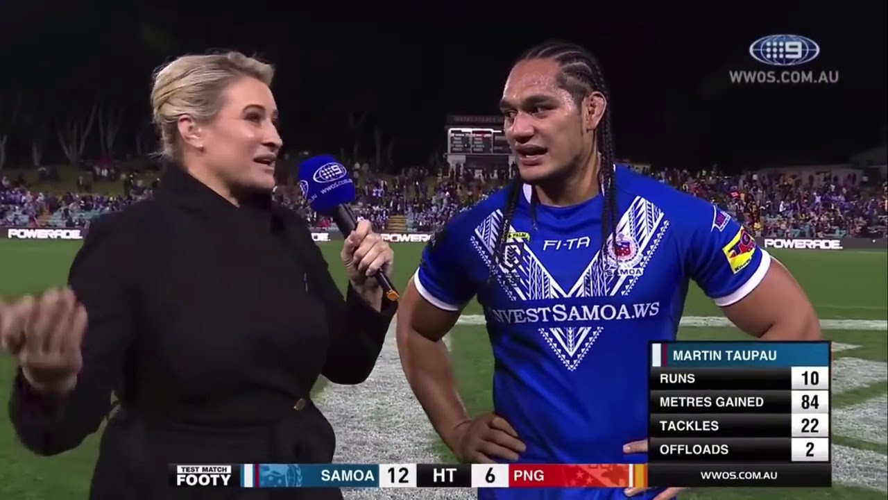 Papua New Guinea Kumuls Vs Toa Samoa_ Pacific Test 2019