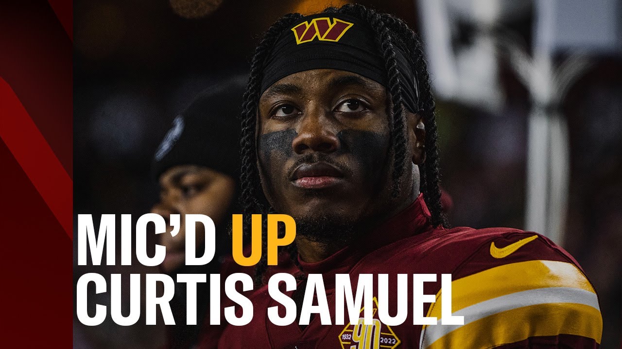 He's got that wire on him! | Curtis Samuel Mic'd Up