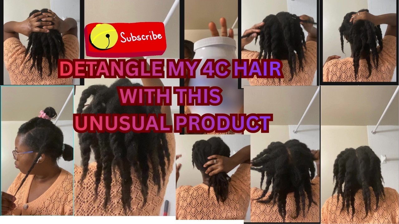 FAST 4C HAIR GROWTH DETANGLING TIPS WITH THIS UNUSUAL PRODUCT