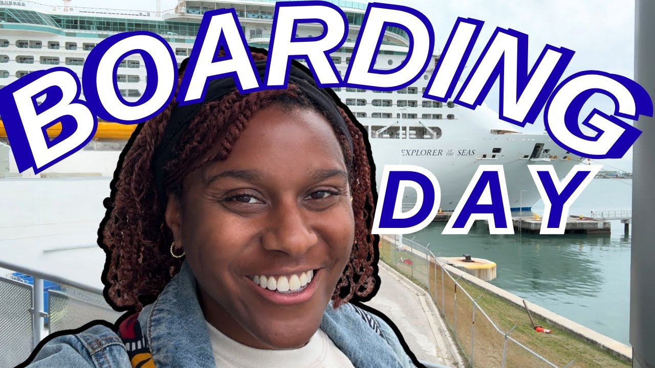 День посадки на лайнер Explorer of the Seas | Из порта на палубу у бассейна! | Видеоблог о круизе...