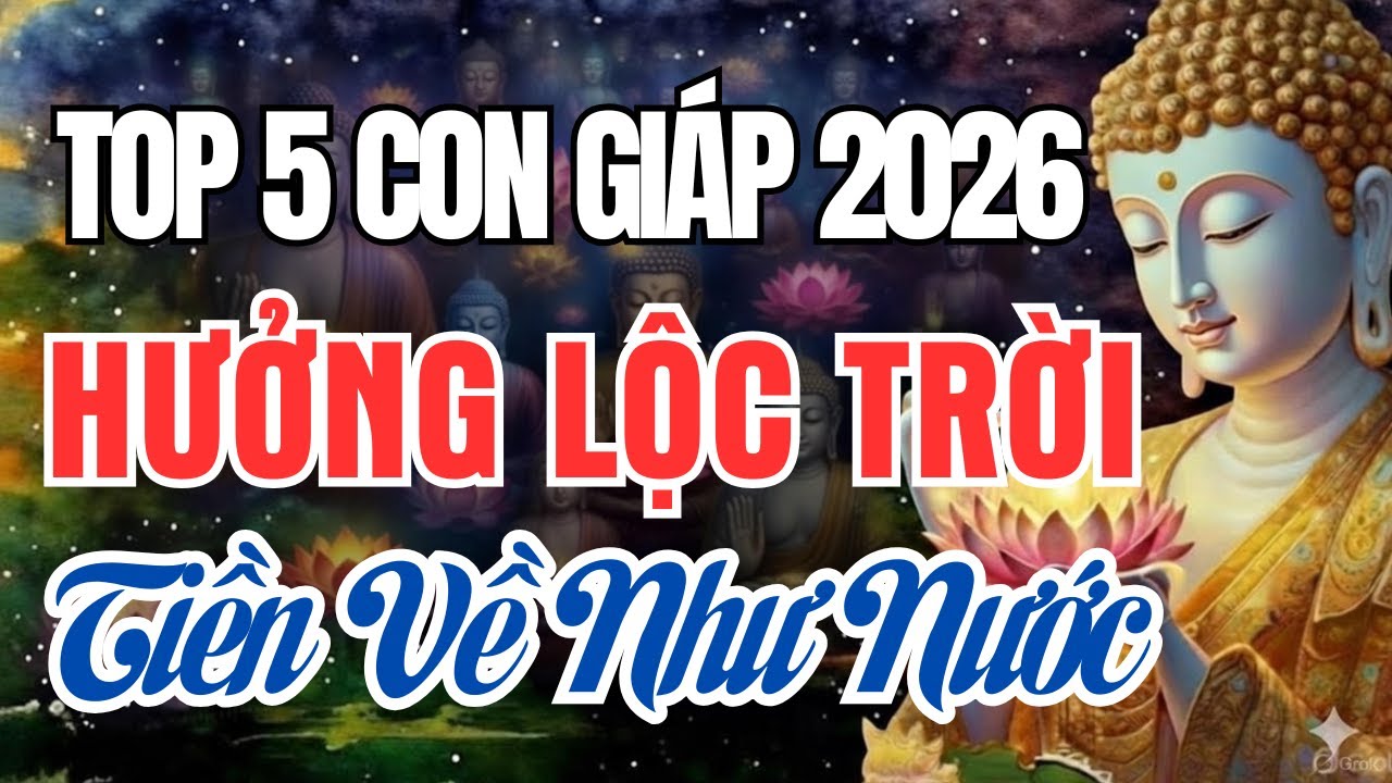 Top 5 Con Giáp Đại Cát Năm 2026 Dương Lịch : Tiền Vô Như Nước | Phong Thủy Đời Sống
