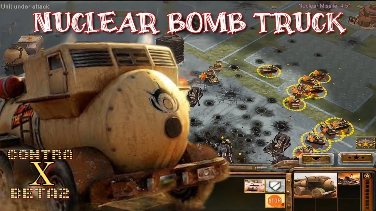 Nuke BOMB TRUCK Vs Tank APOCALYPSE - C&C Generals Contra_X2