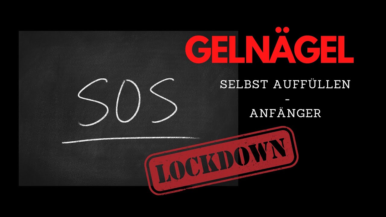 SOS! Rausgewachsene GELNÄGEL || selbst zu Hause auffüllen! Für Anfänger