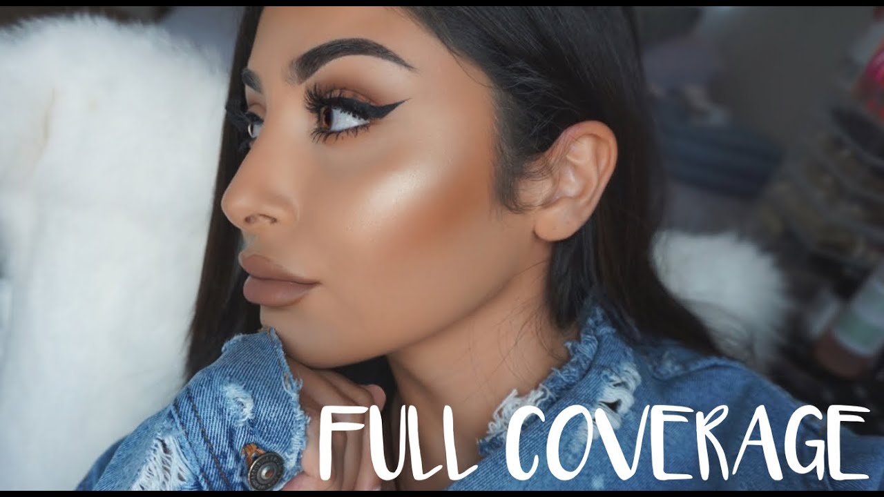 How to SLAY FULL COVERAGE Flawless Makeup I Nina Vee