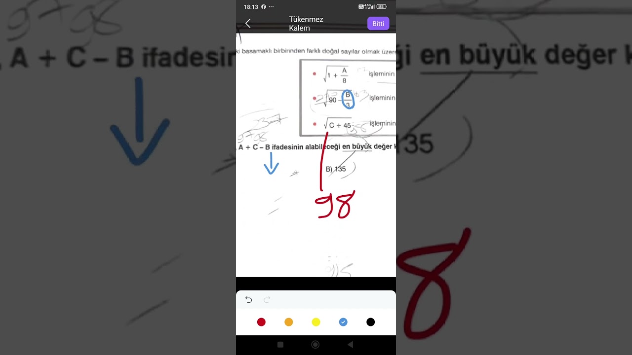 Öğrencilerin çözemediği sorular LGS karekök 