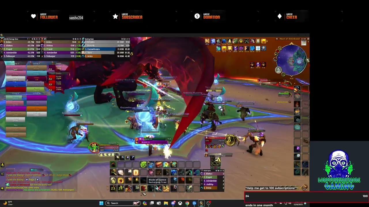 Amirdrassil Raid Normal   Fyrakk wipe 1