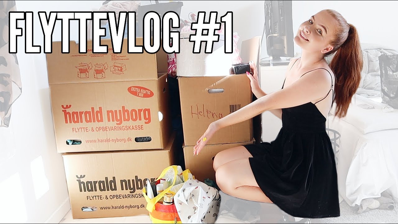 JEG FLYTTER HJEMMEFRA! // Flyttevlog #1 ♡ Amalie Sode