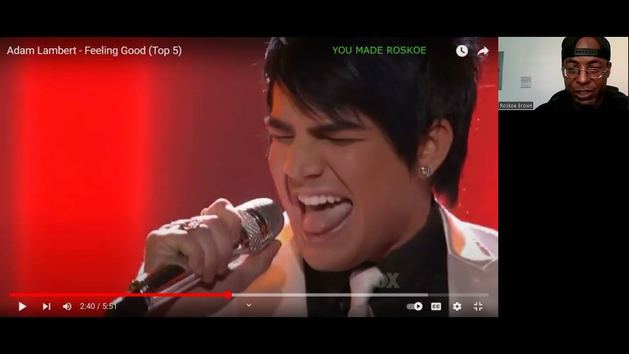 BLUESDAY TUESDAY: Adam Lambert - Feeling Good (Live/American Idol) Reaction #adamlambert #glamberts