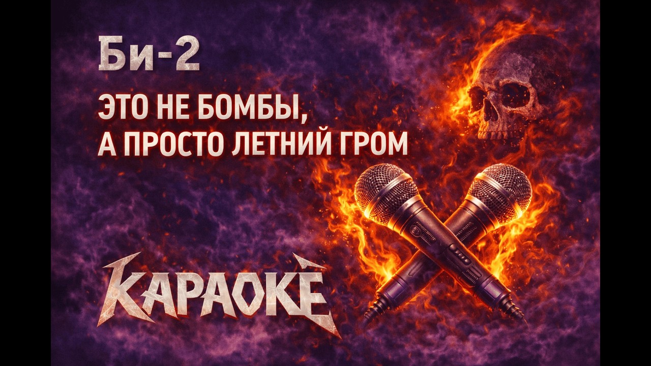 Би-2 - Это не бомбы а просто лений гром (Караоке)