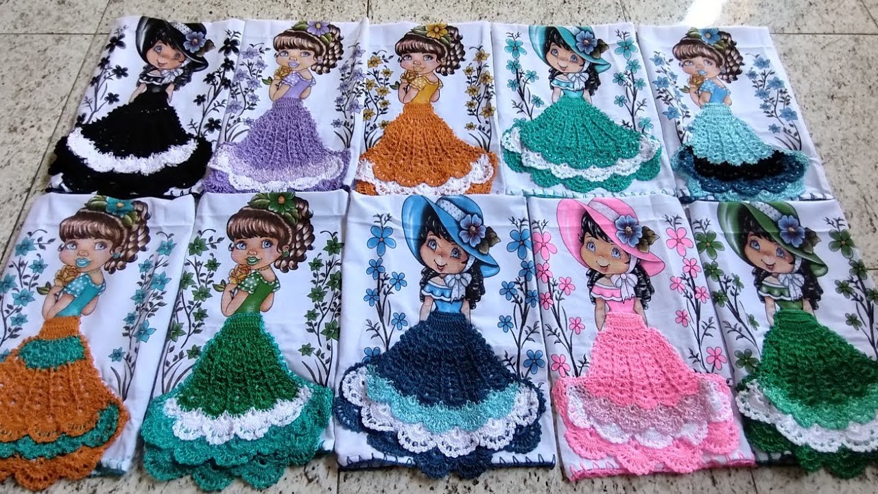 PRODUCAO DE 10 PANOS DE BONECA .muitas dicas neste video