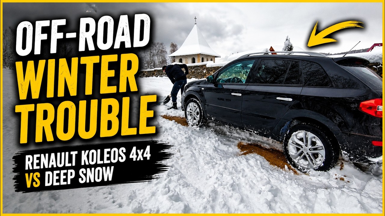 Off-Road Winter Trouble | Renault Koleos 4x4 vs Deep Snow