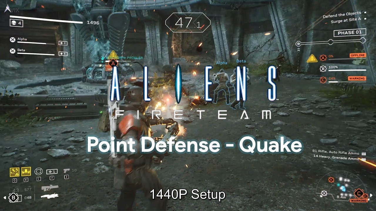Aliens Fireteam Elite: Point Defense - Quake