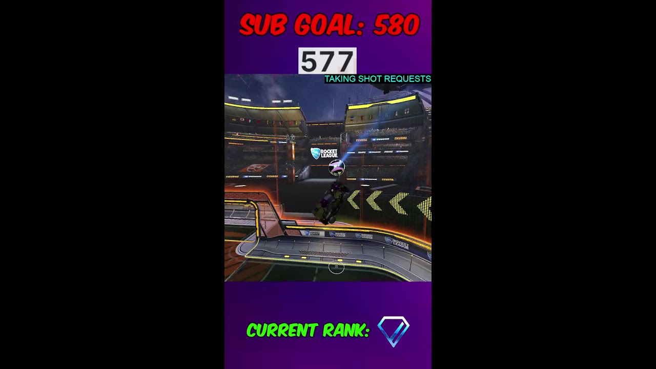 PLAYING ROCKET LEAGUE || ROAD TO 1K SUBS 🟣 || #shorts