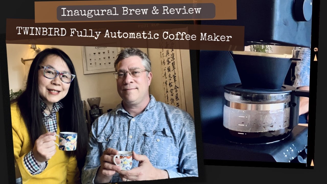 TWINBIRD Fully Automatic Pour-Over Coffee Maker I Inaugural Brew & Review(CC) #twinbirdcoffeemaker