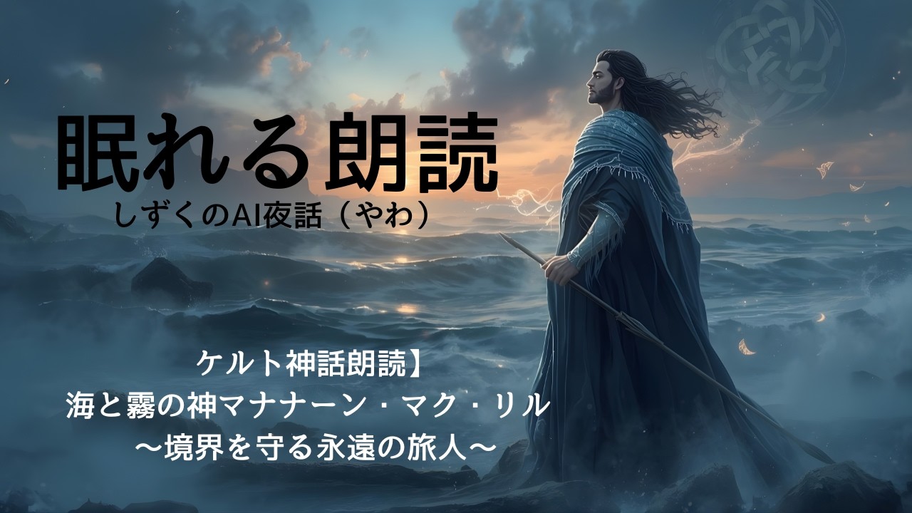 眠れる朗読【ケルト神話朗読】海と霧の神マナナーン・マク・リル ～境界を守る永遠の旅人～