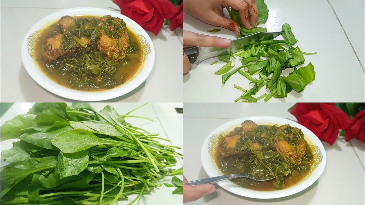 পালংশাক দিয়ে রুই মাছ রান্না ‼️| Palon Shak With Fish | Palon Shak  Recipe Bangali