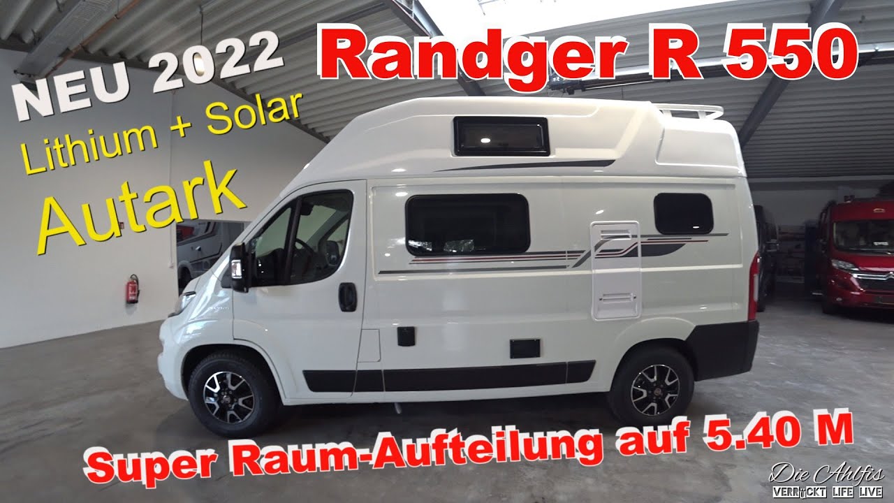 Fiat Ducato Modell 2022 💖Super Kurzes Wohnmobil RANDGER R 550 Tolles Konzept auf 5,40 M 👍✌
