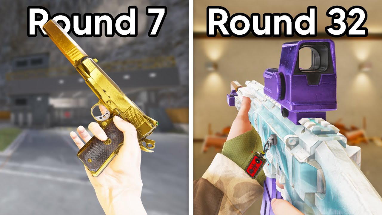 Siege but my loadout is randomized every round.
