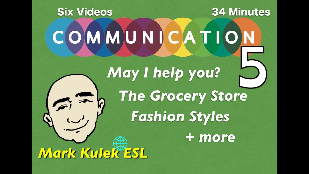 English Communication - buying things + more | Mark Kulek - ESL