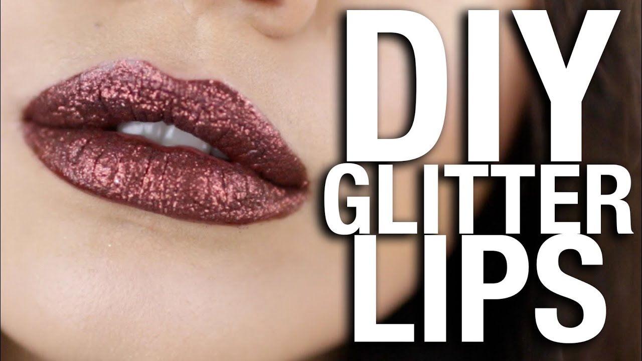 DIY GLITTER LIPS 👄