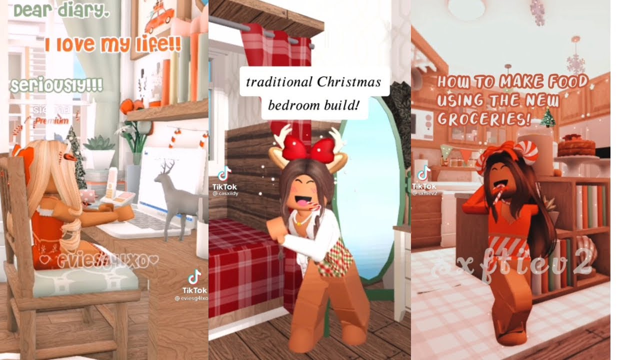 5 minutes of christmas bloxburg tiktoks for your enjoyment | Part 3 | alohavibexo