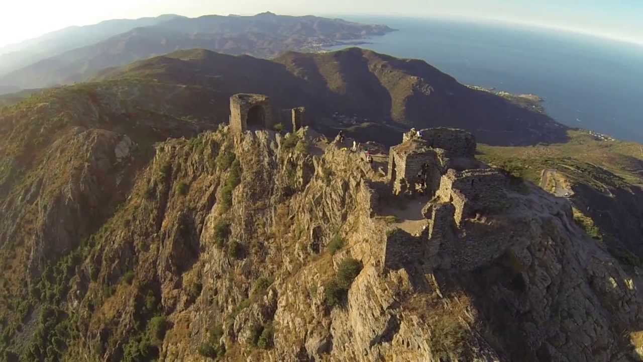 Sant Pere de Rodes, Castle of Sant Salvador de Verdera Catalunya 2013-08-15 19h30