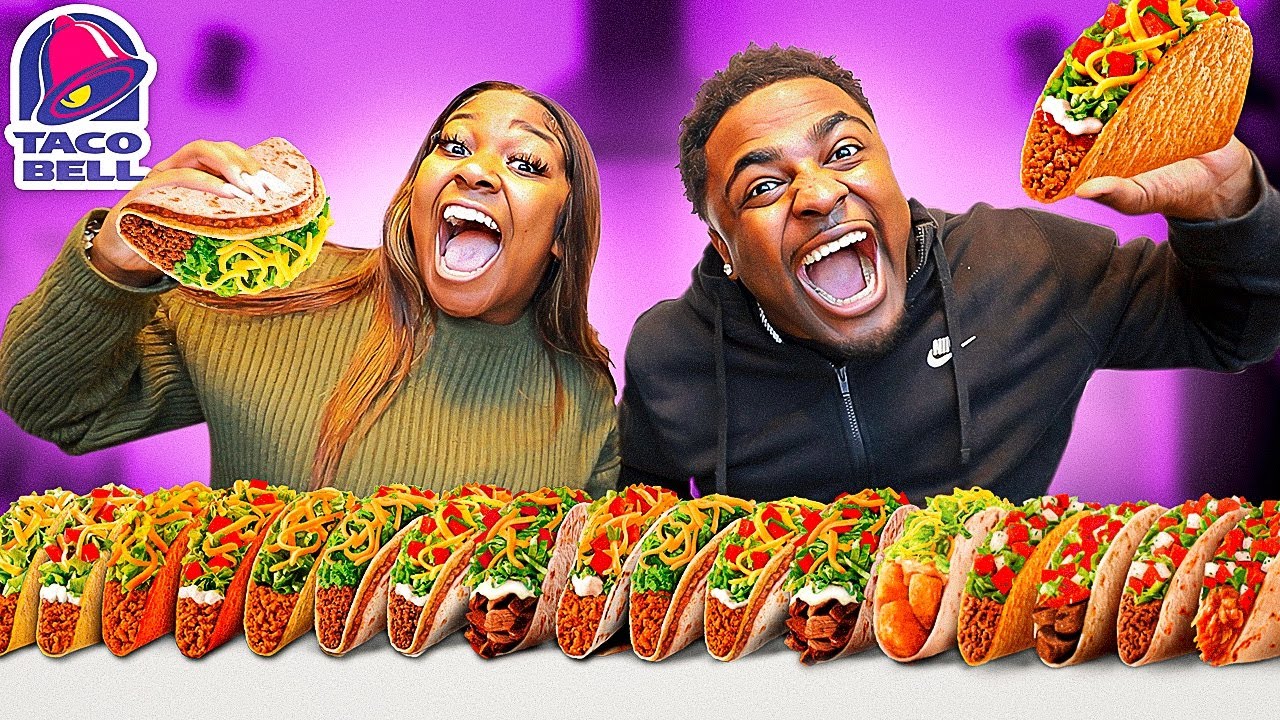 24 SPICY TACOS CHALLENGE! *TACO BELL MUKBANG*