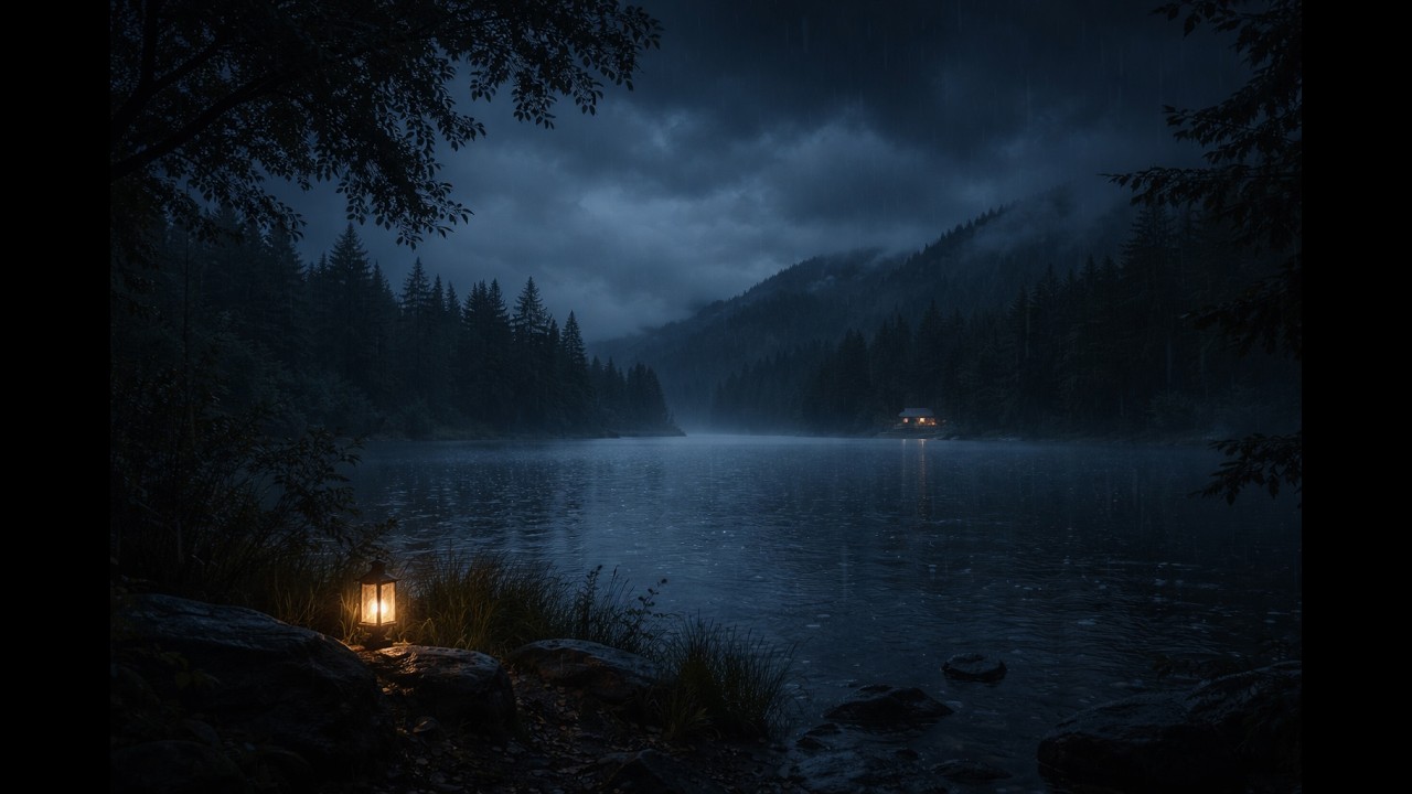Gentle Rain at Night 🌧️ | Calm Rain Sounds for Deep Sleep & Relaxation