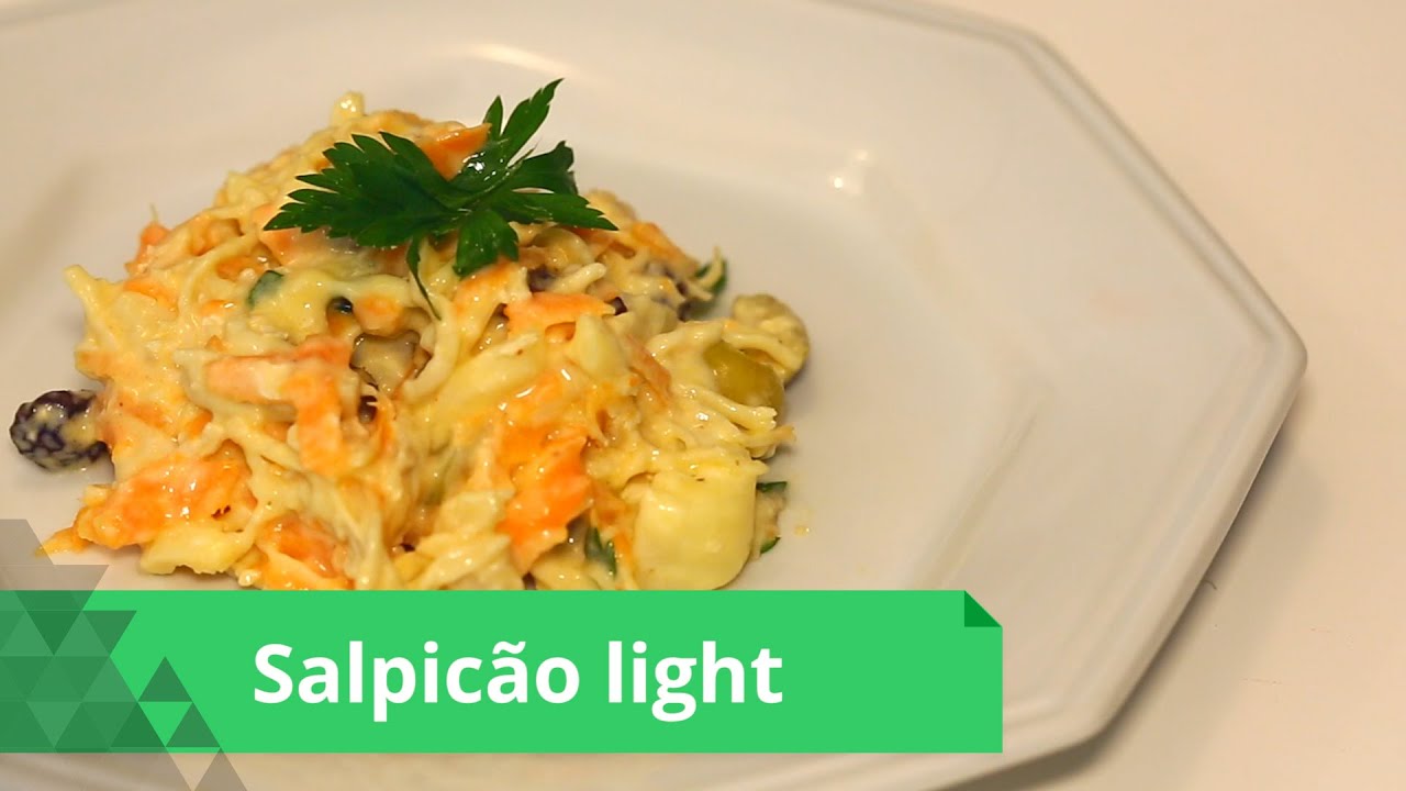 Salpic&atilde;o light: experimente a vers&atilde;o saud&aacute;vel desta receita