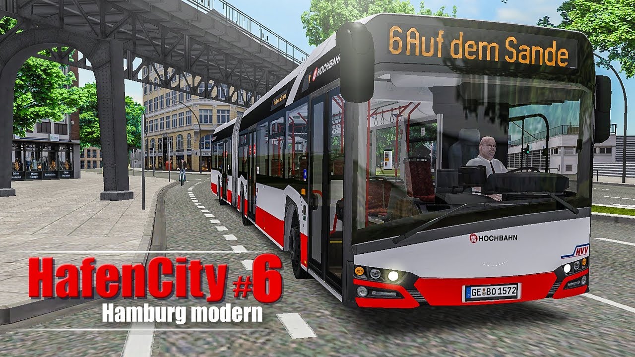 OMSI 2: Hamburg HafenCity #6 - SOLARIS Urbino 18 IV mit KURT SAUER auf der 6! | BUS-SIMULATOR
